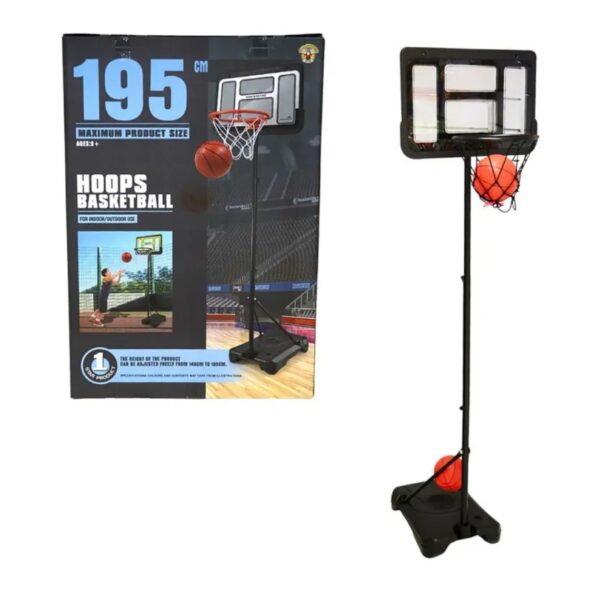 Aro de Basquetbol con Pedestal, 195cm